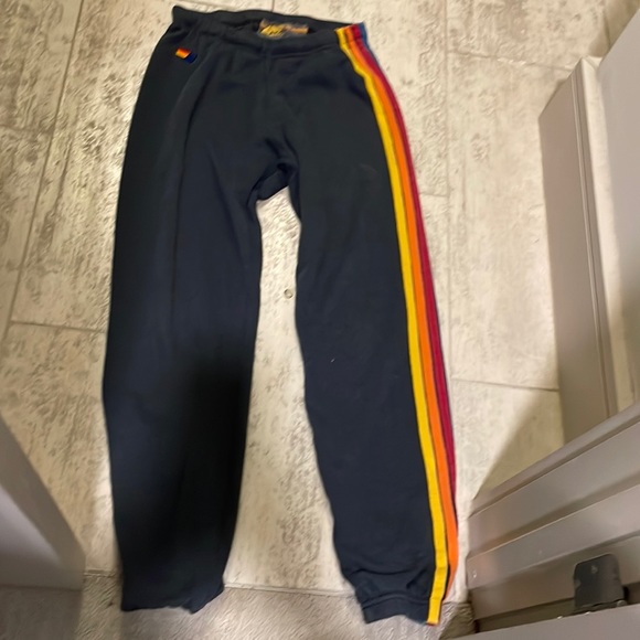 Aviator Nation rainbow original sweatpants size s